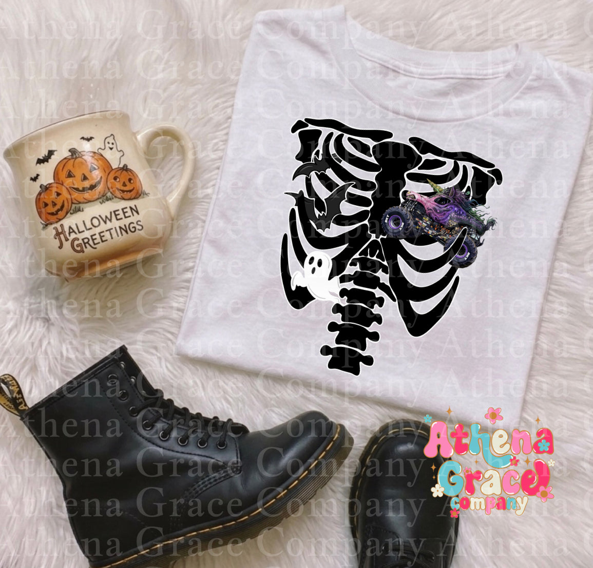 Monster Truck skelly Halloween