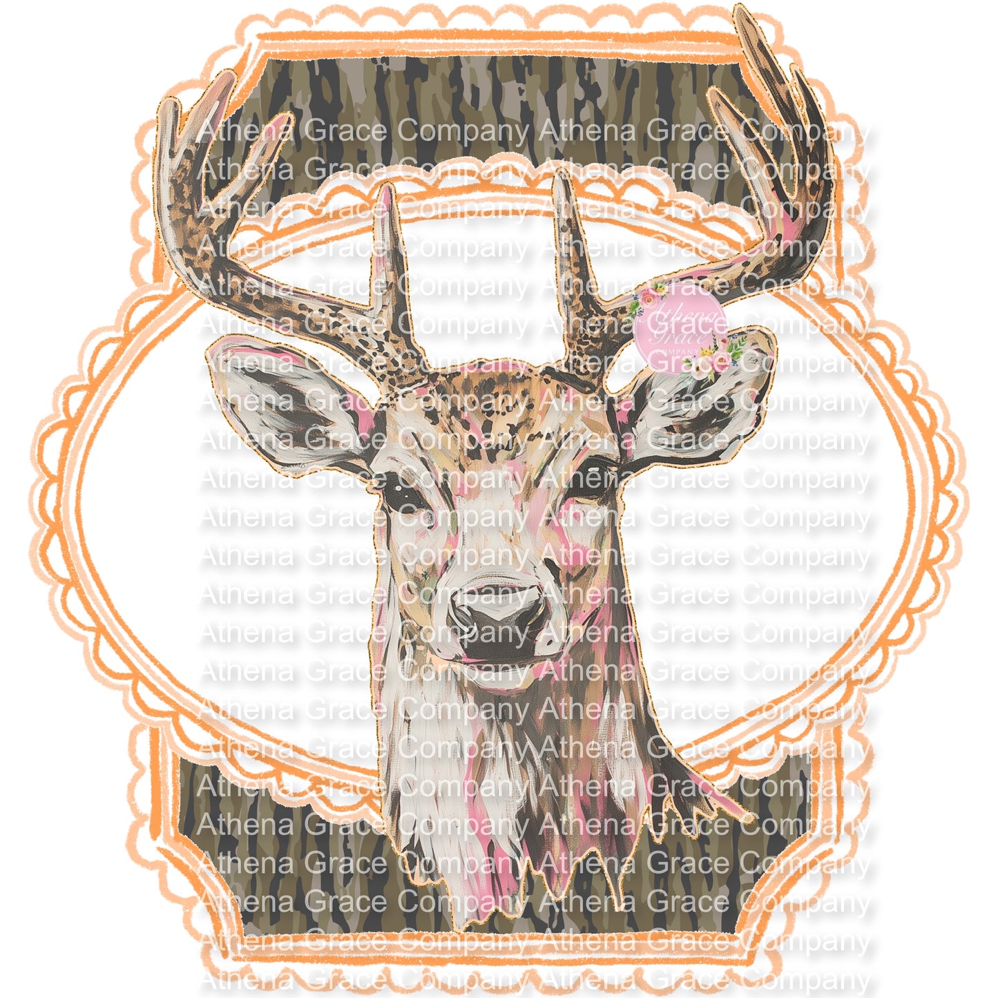 Bottomland Camo Deer DTF