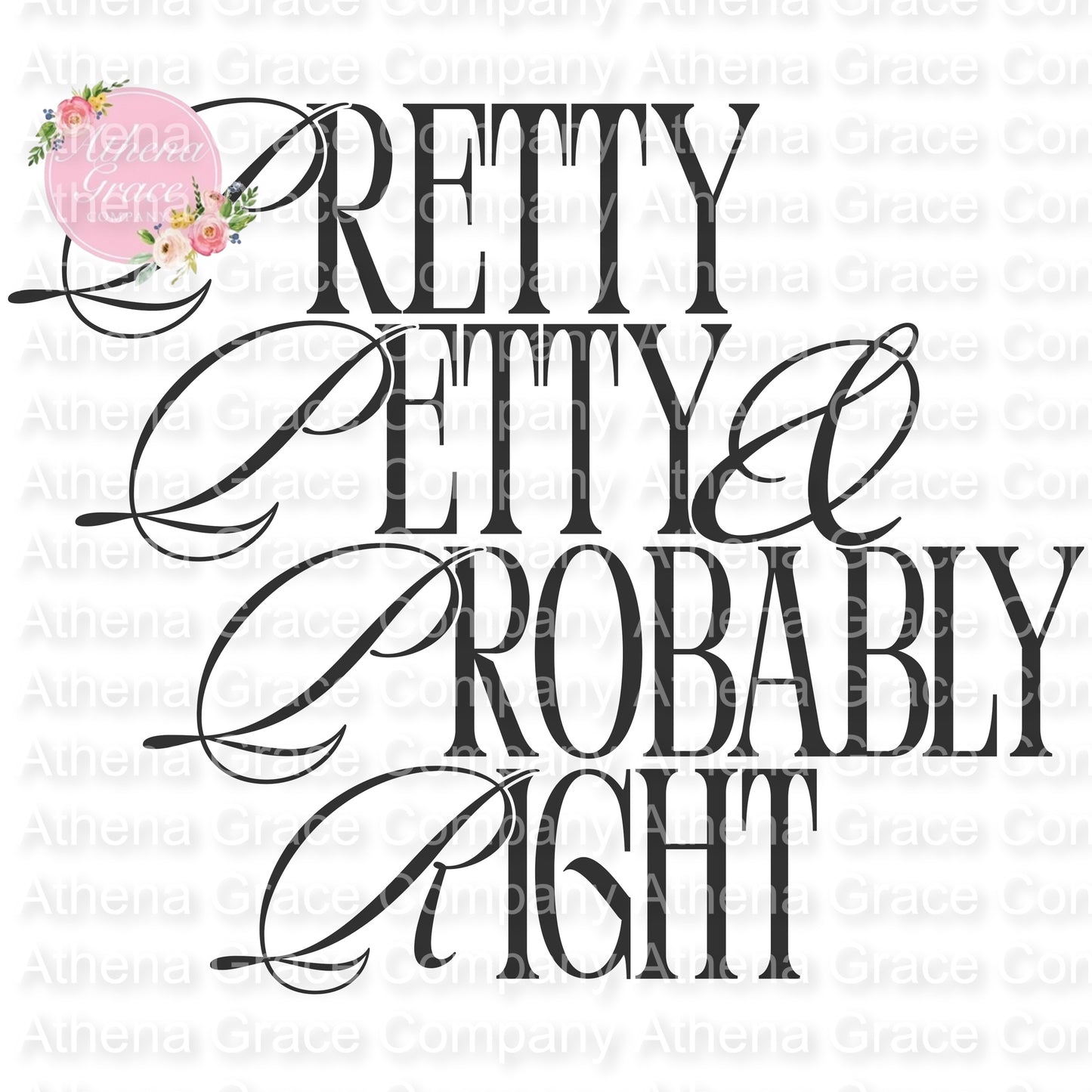 Pretty Petty Right DTF