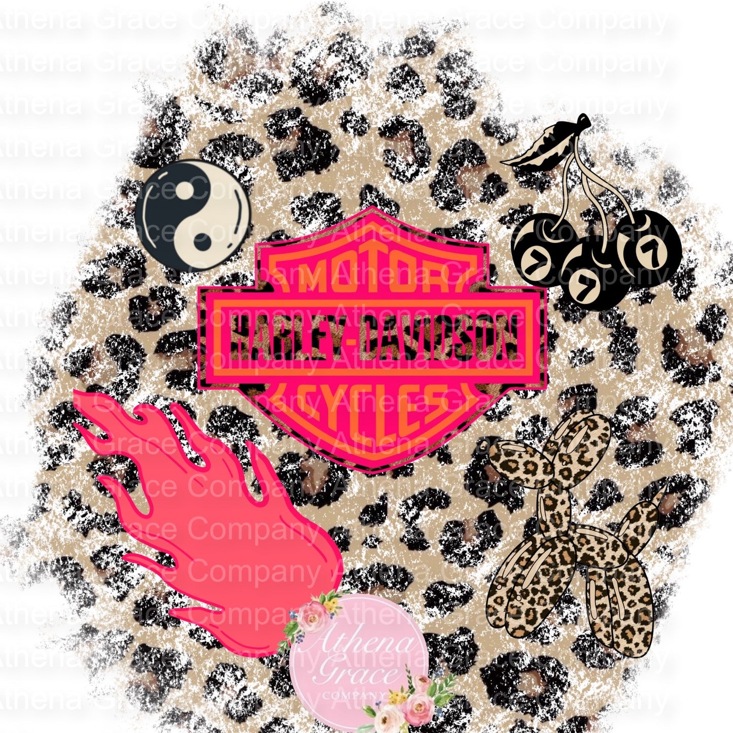 Motorcycle Cheetah DTF