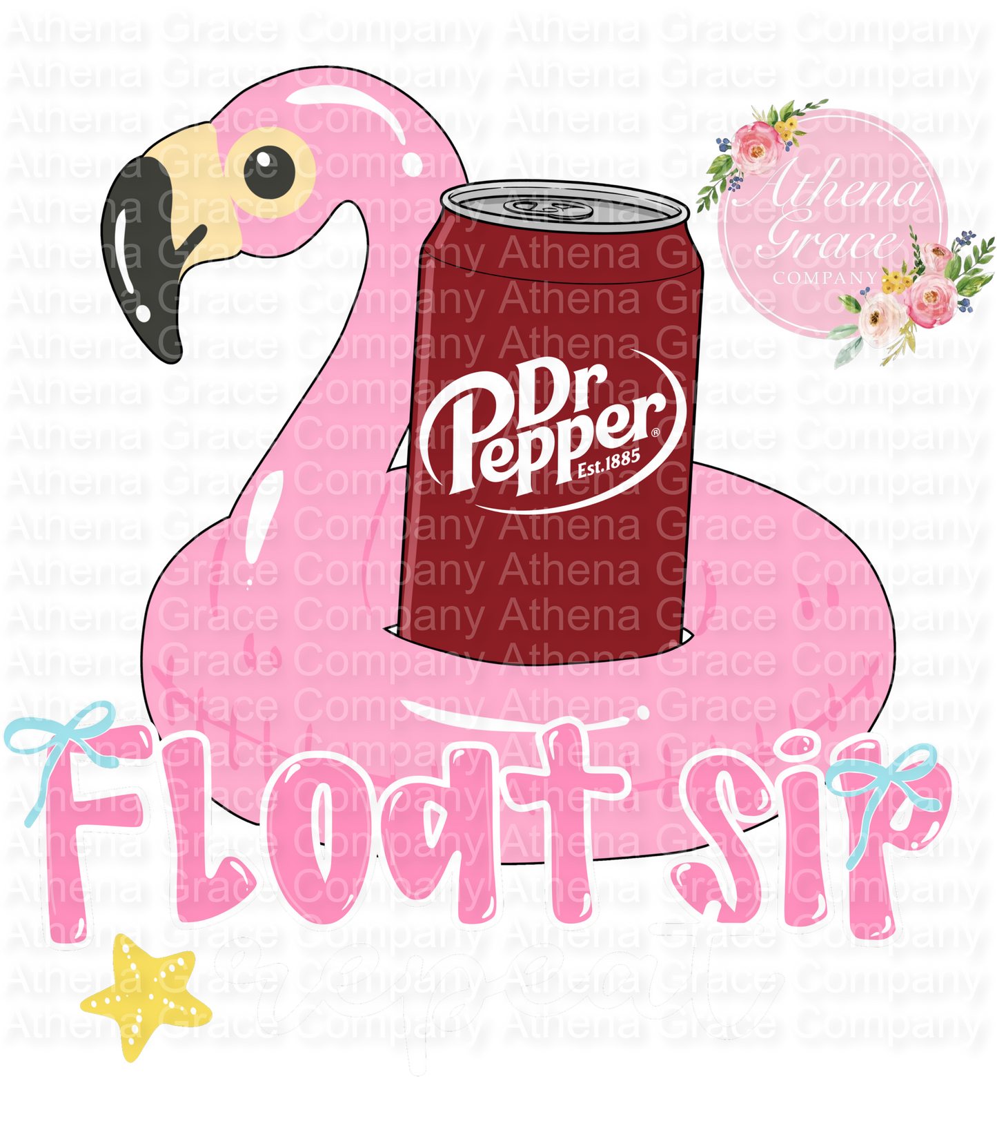 Dr.Pepper Float & Sip DTF