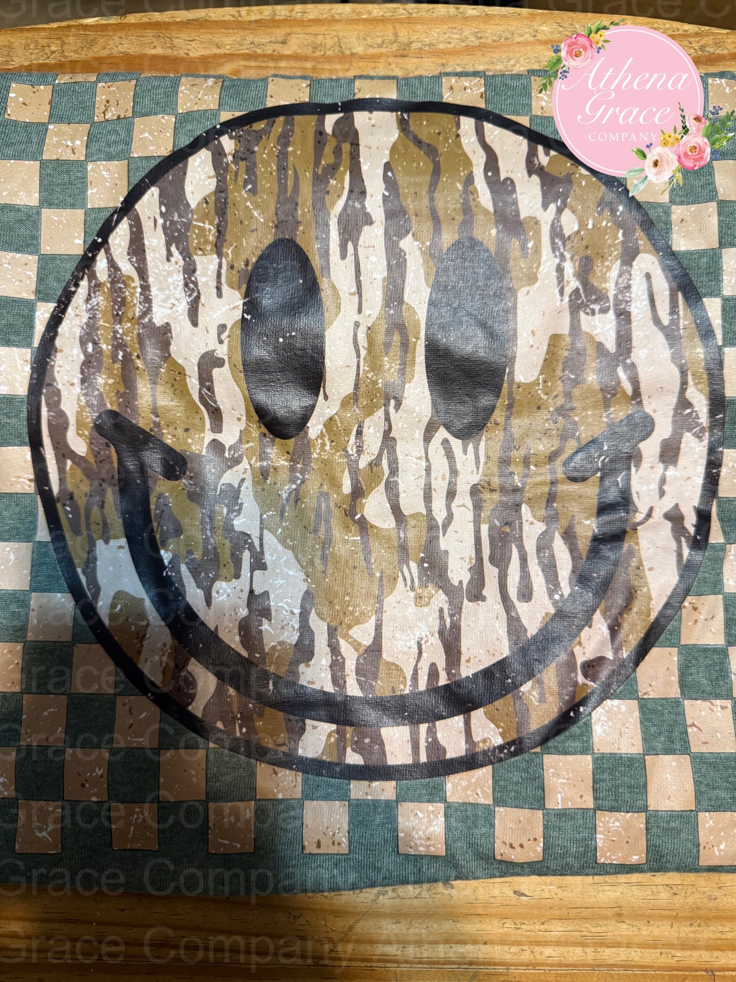 Camo Smiley Tee