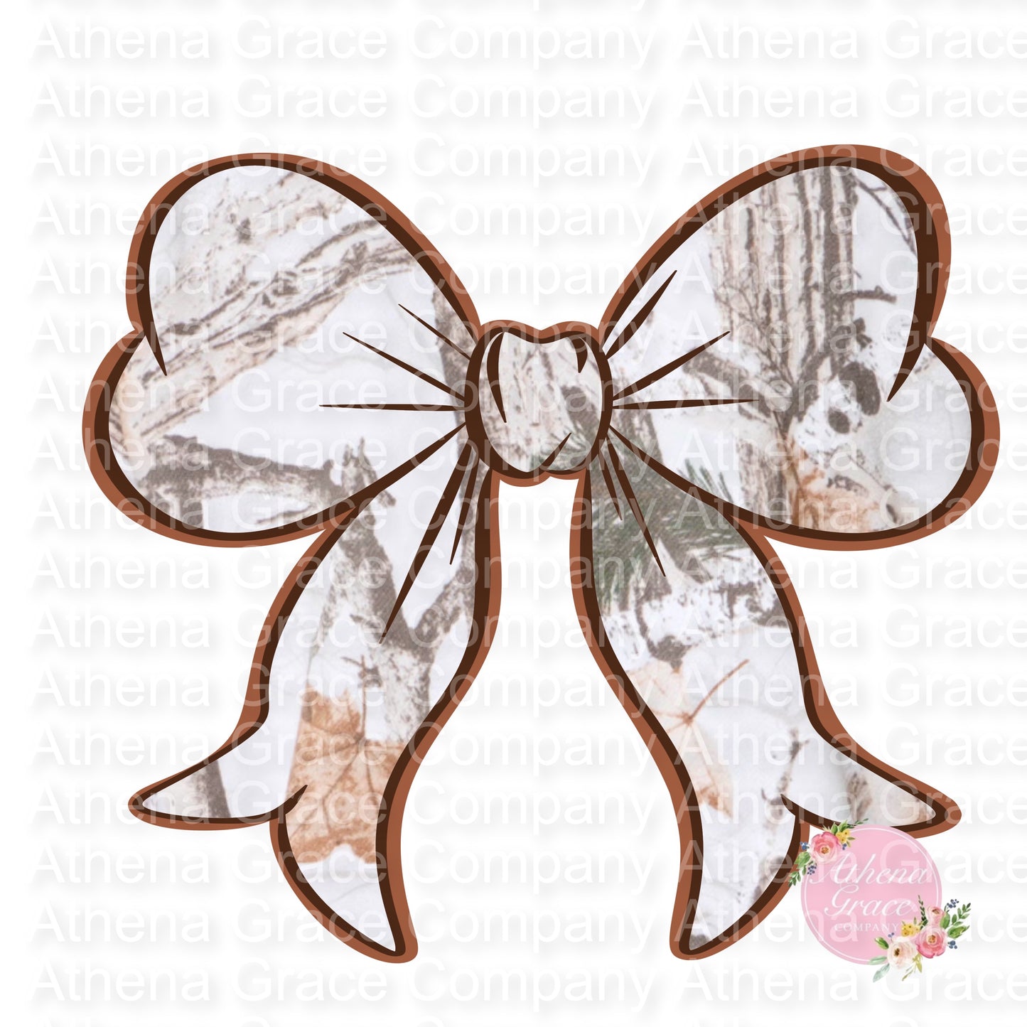 Camo Bow DTF