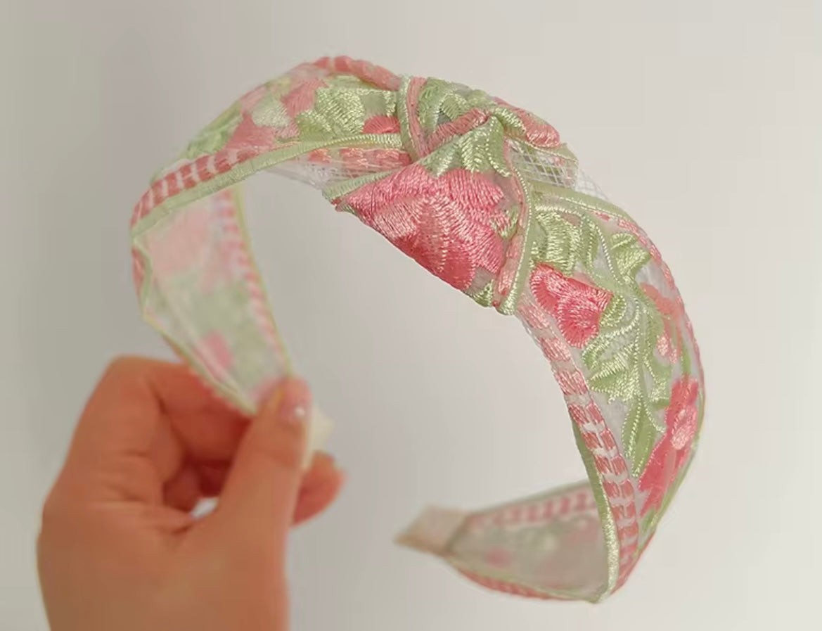 Embroidery Lace Headband