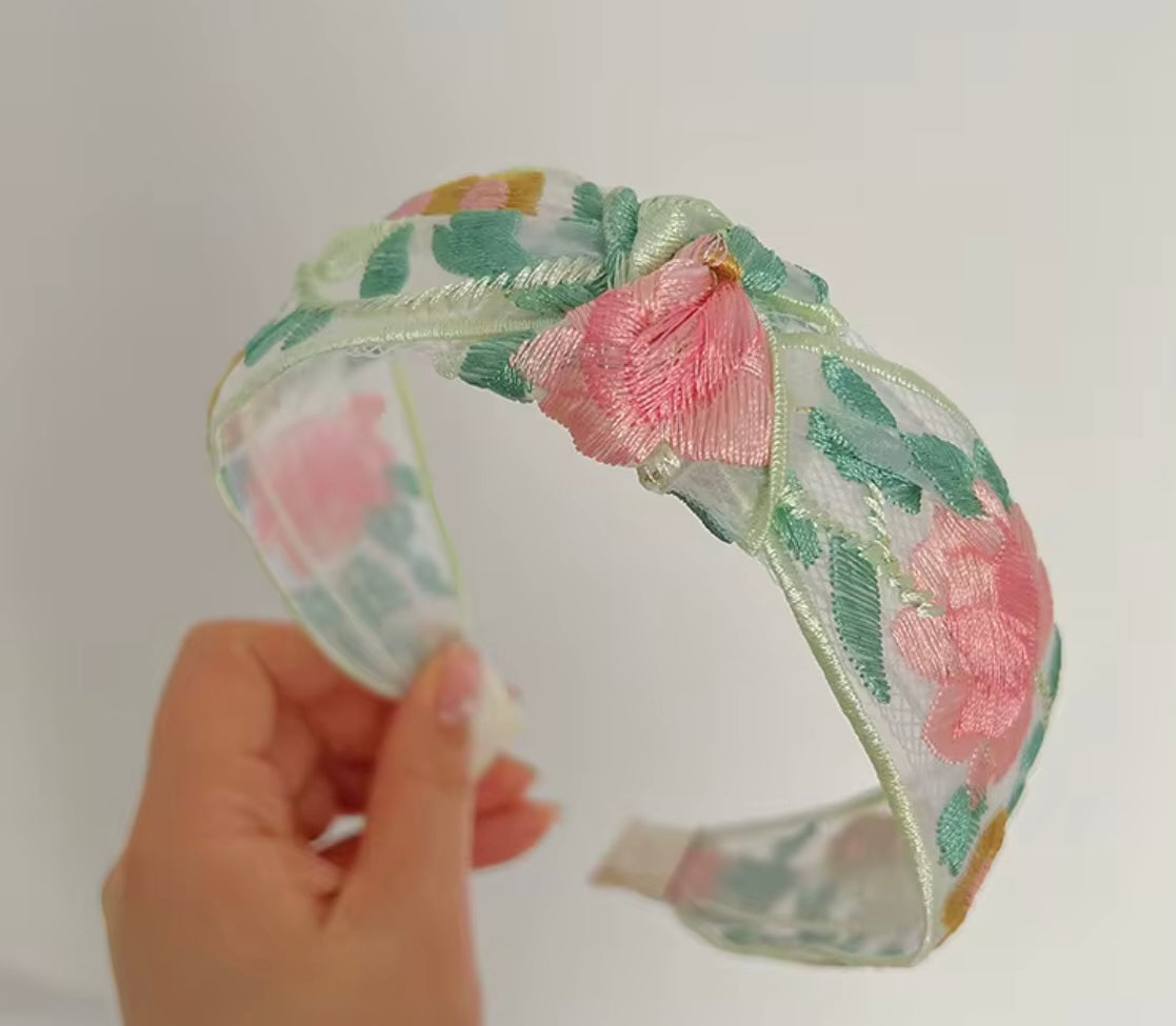 Embroidery Lace Headband