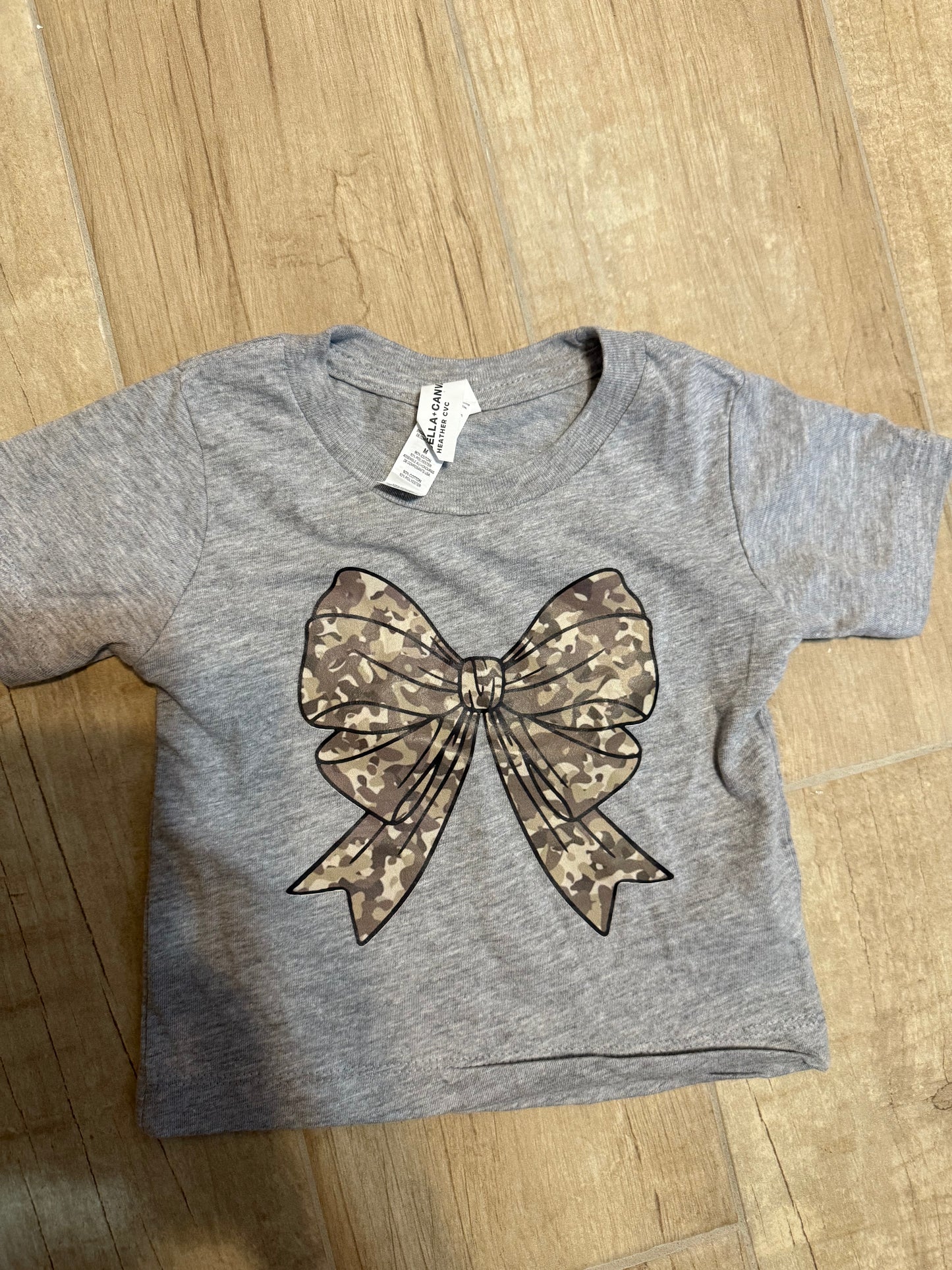 Camo Bow Baby Shirt