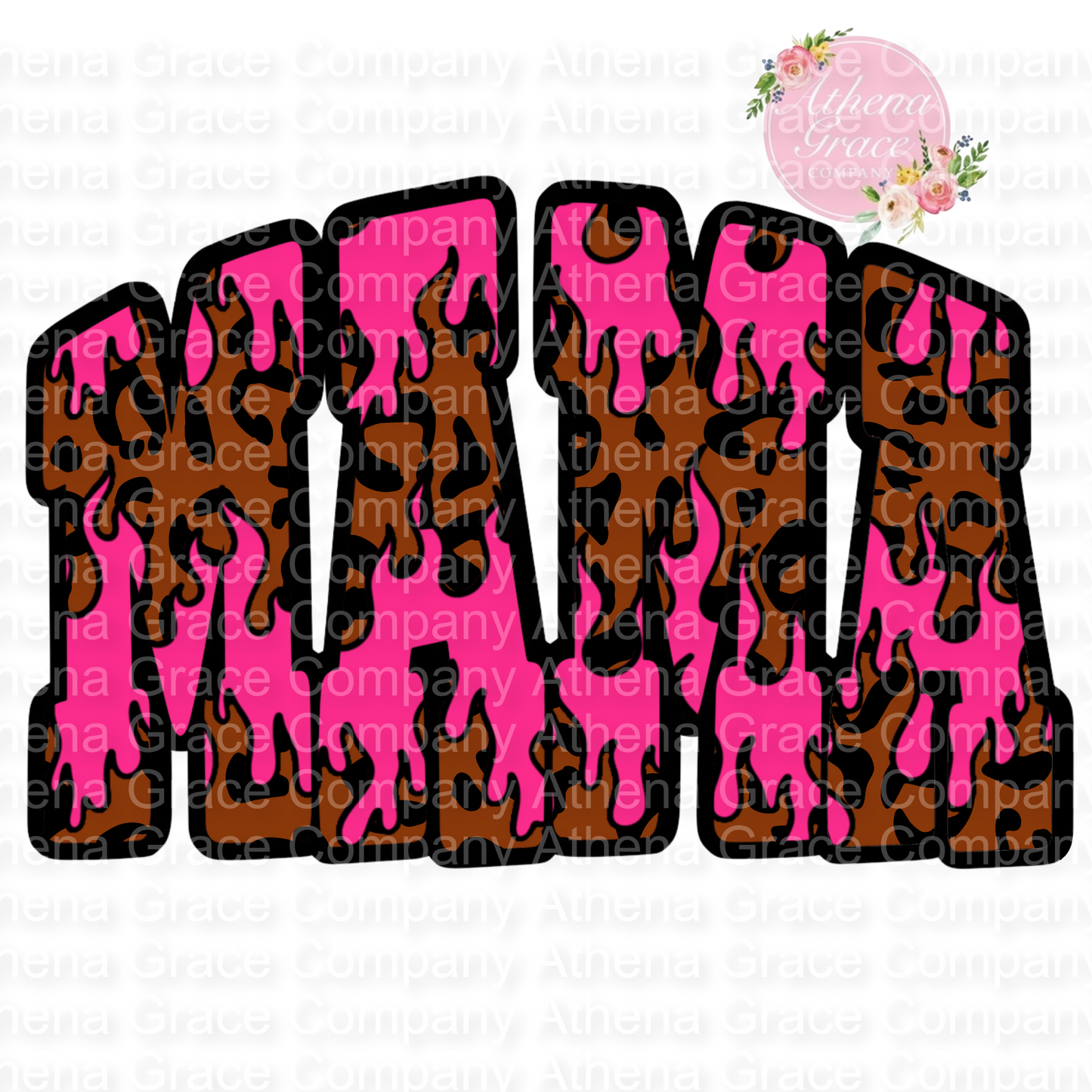 Cheetah Flames MAMA DTF