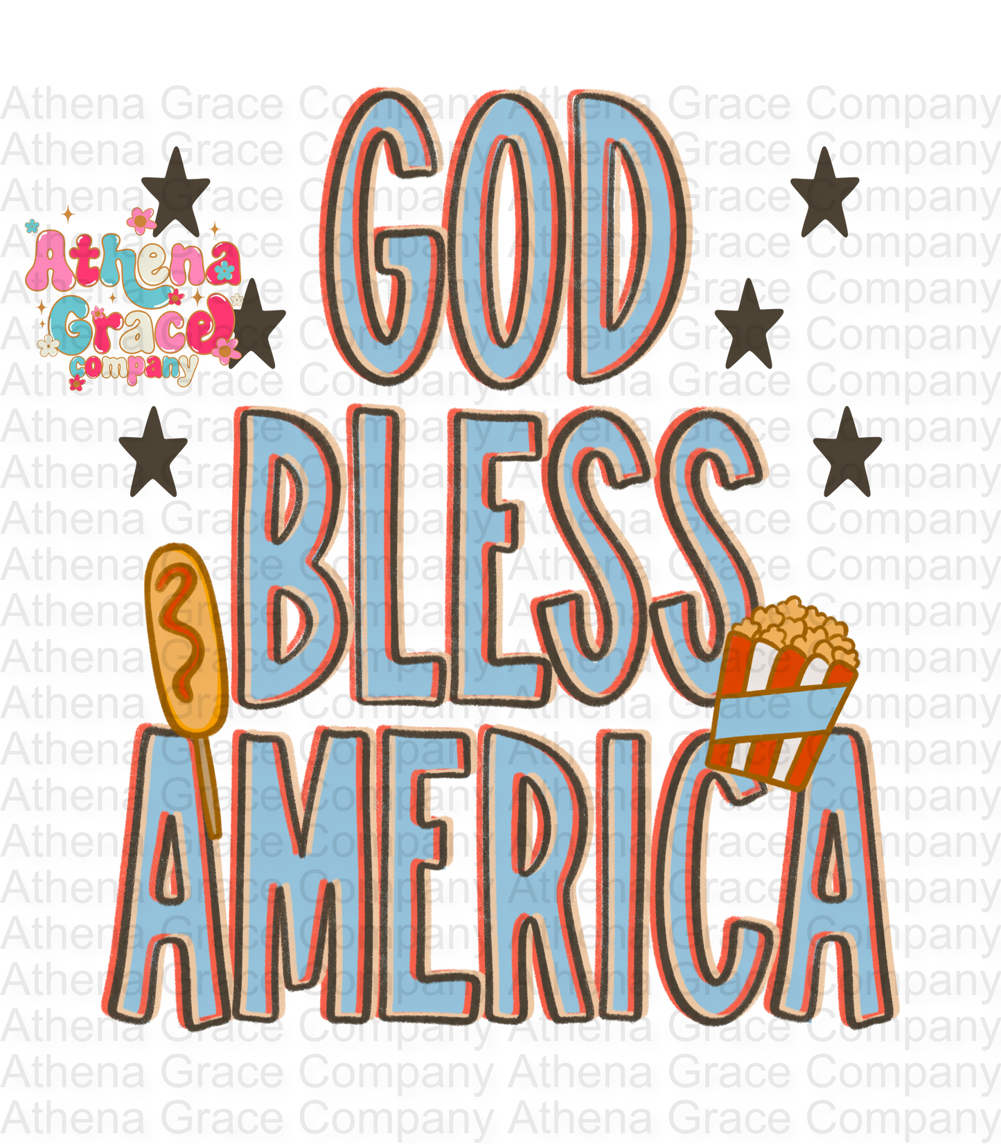 God Bless America DTF