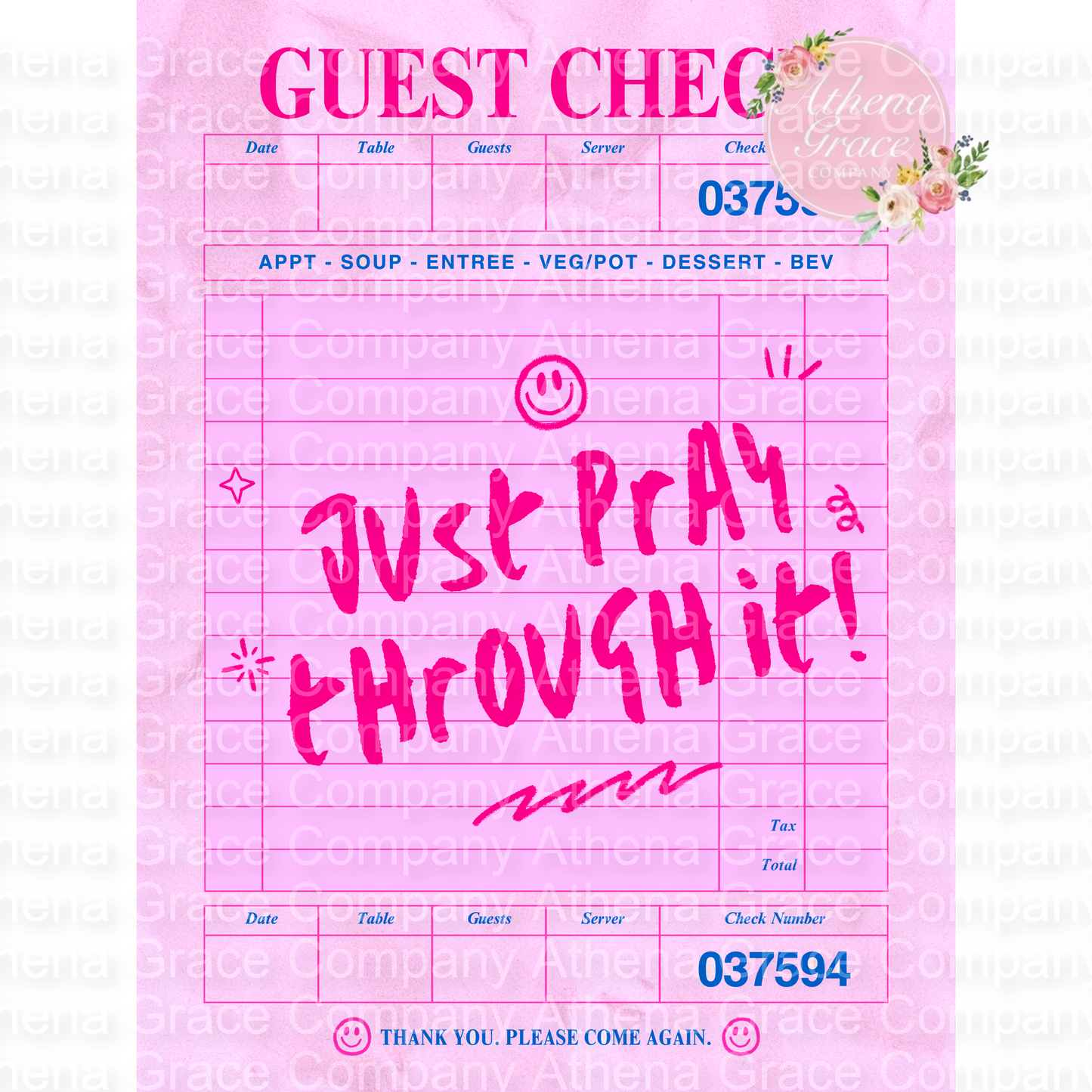 Just Pray Through It DTF