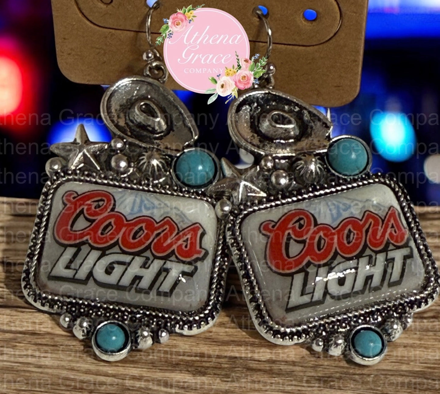 Coors Light Earrings
