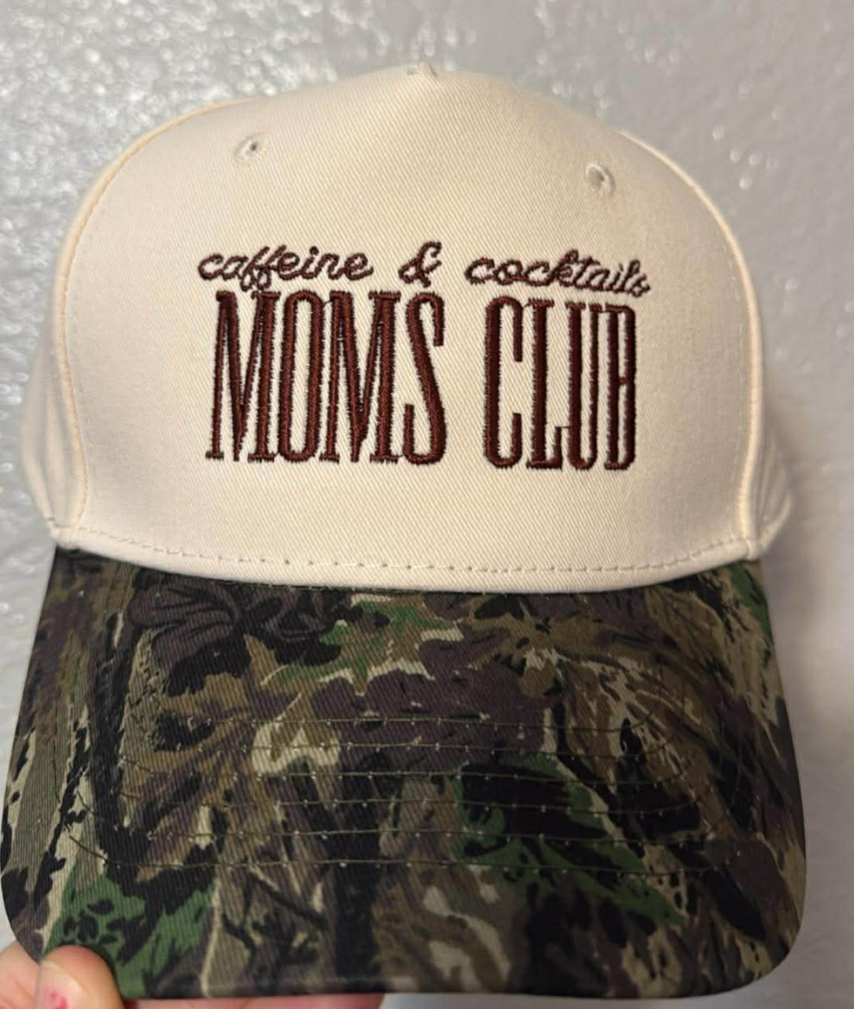 Caffeine & Cocktails Moms Club Hat
