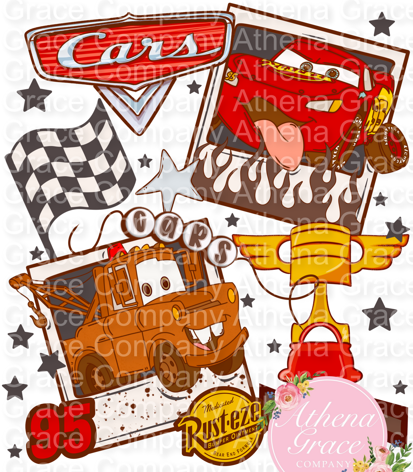 Cars Prize DTF