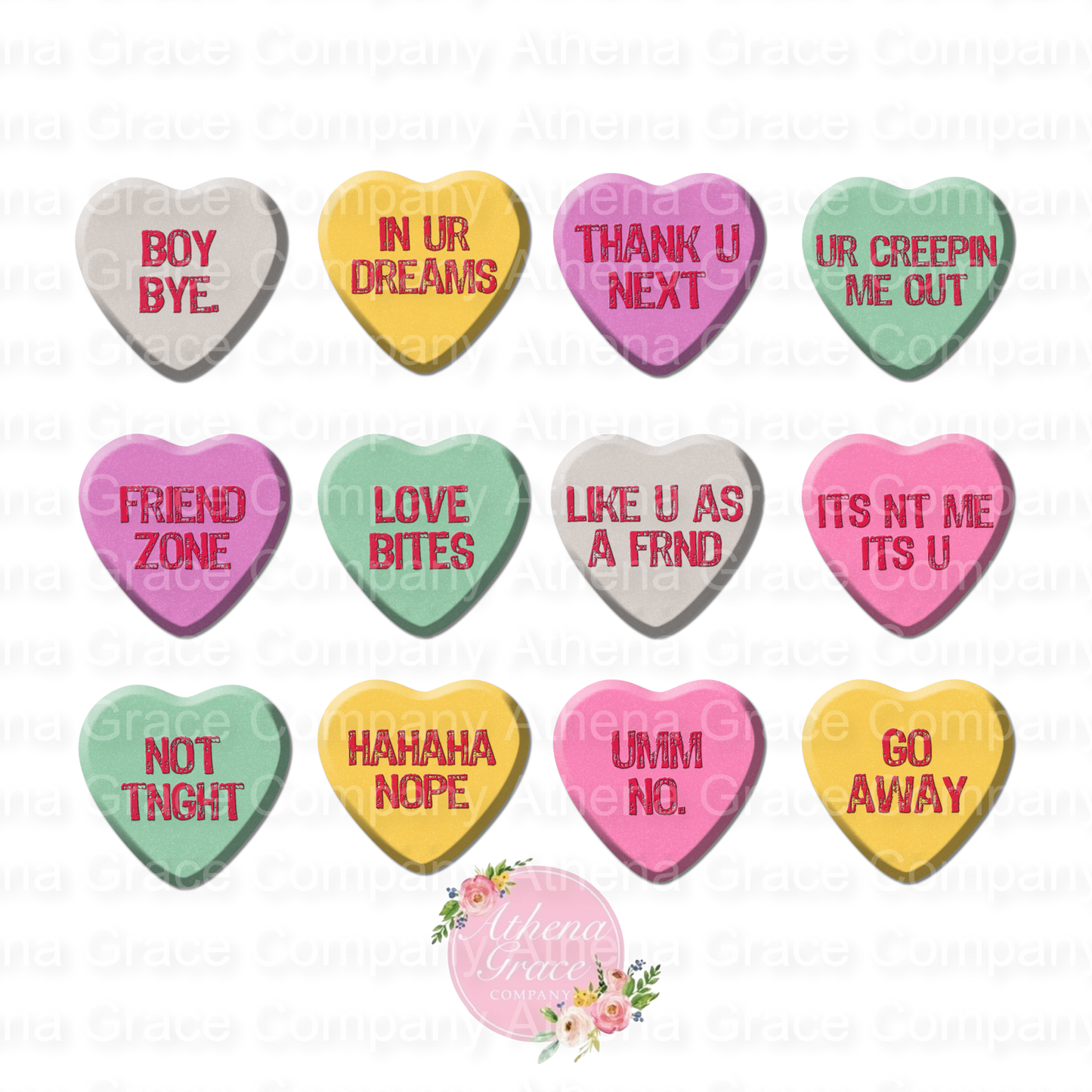 Sweetheart Candy Ant-Vday PNG
