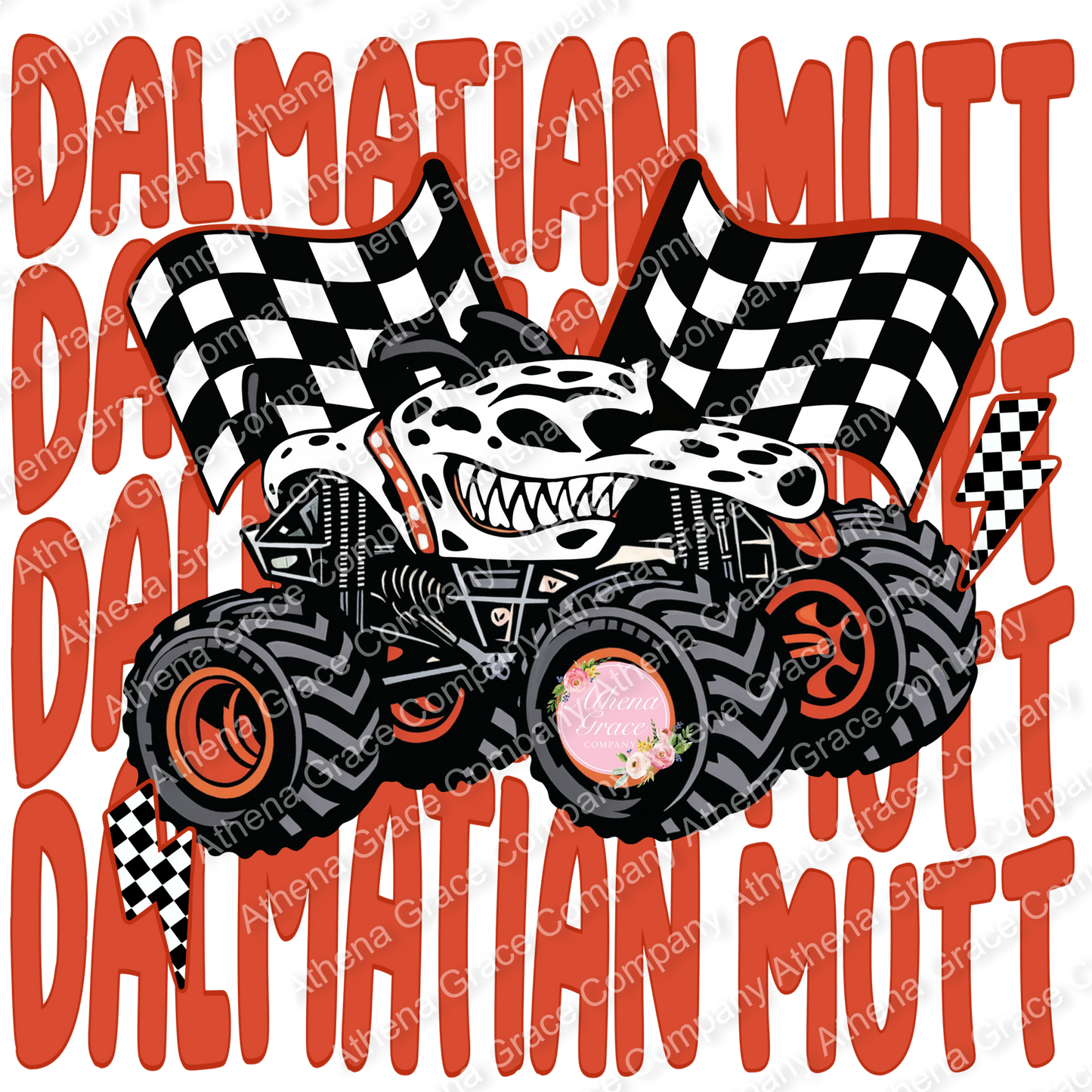 Dalmatian Mutt DTF