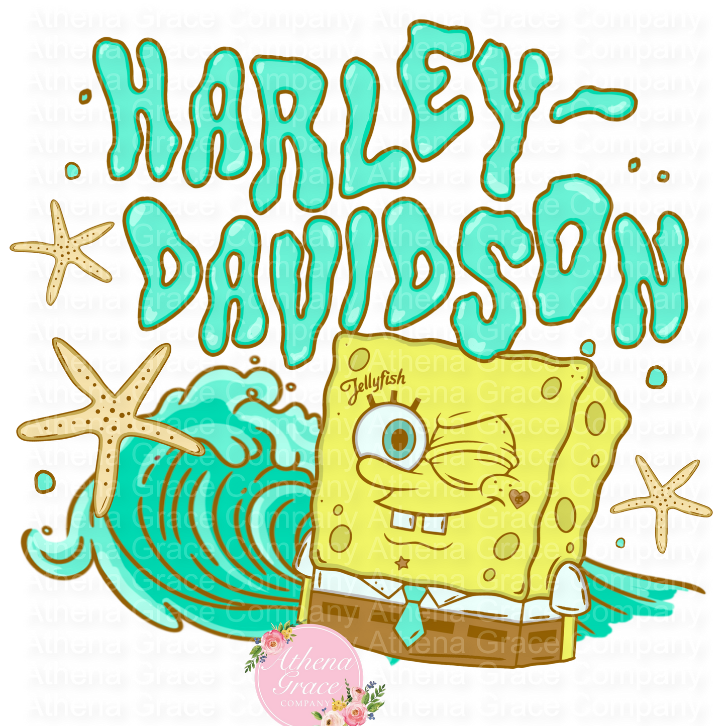 Sponge B Harley DTF