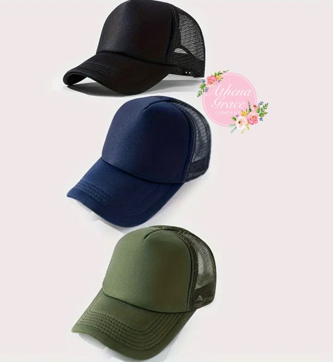 Dark Colored Solid Hat