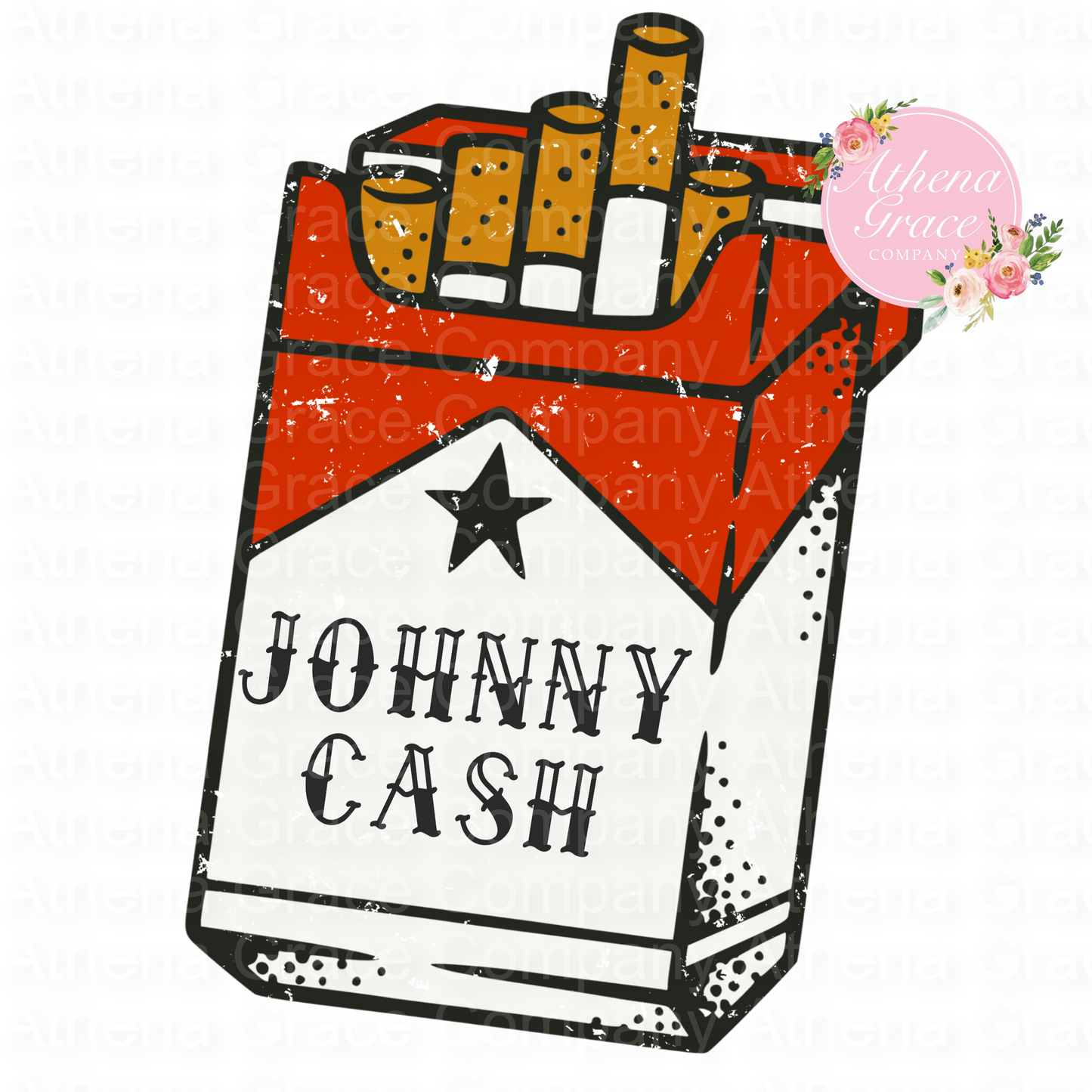 Johnny Cash DTF