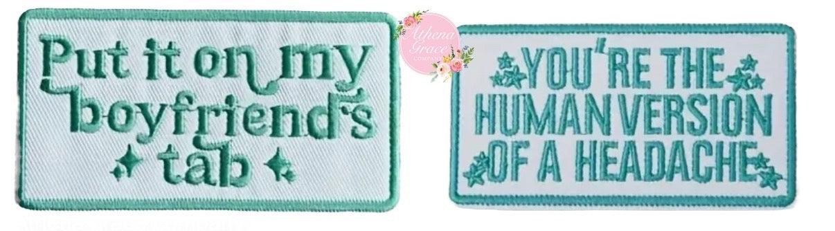 Teal Patches