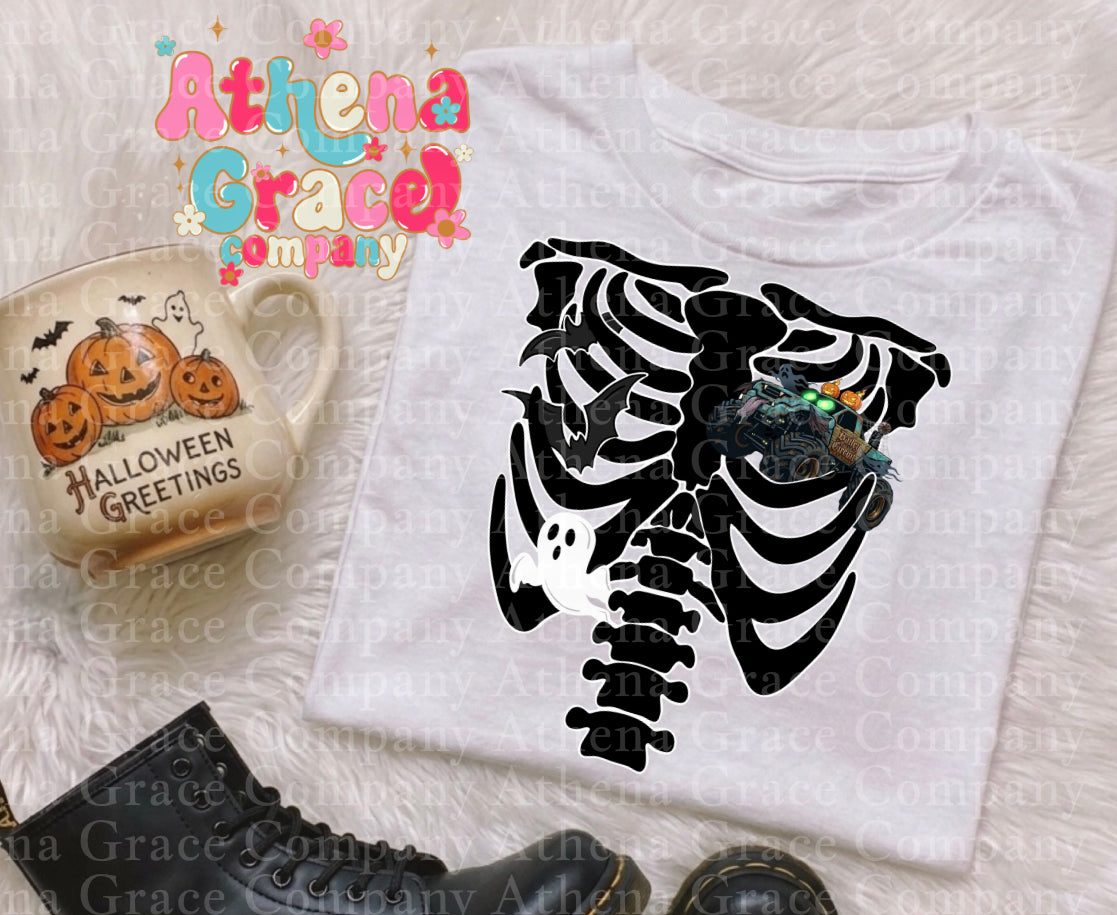 Monster Truck skelly Halloween