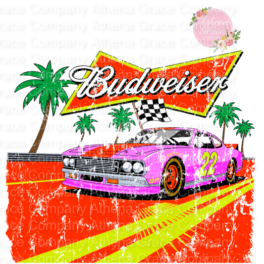Budweiser Car DTF