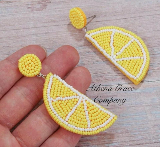 Lemon Earrings