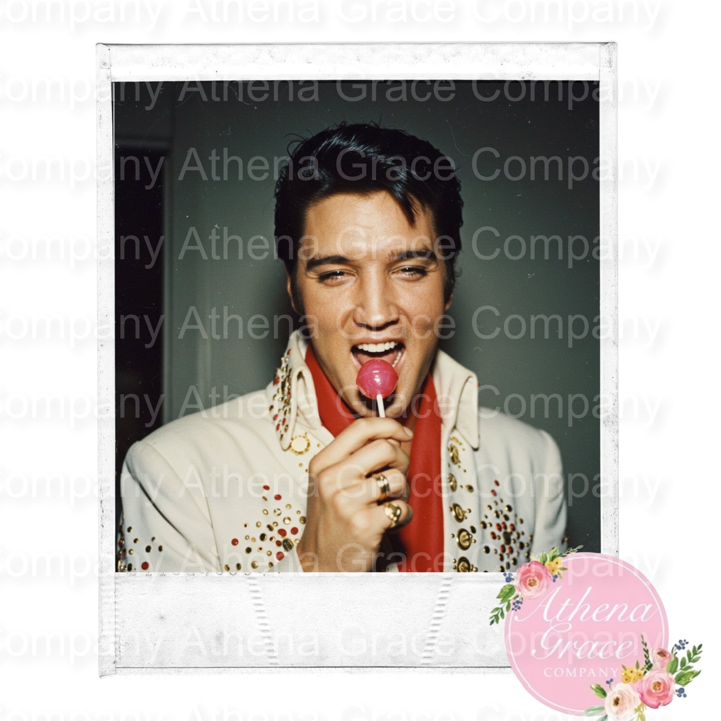 Elvis Lollipop DTF