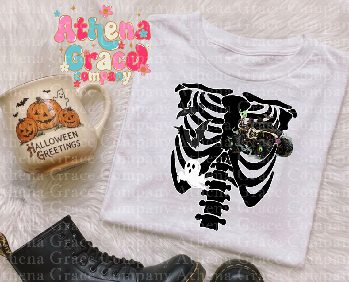 Monster Truck skelly Halloween