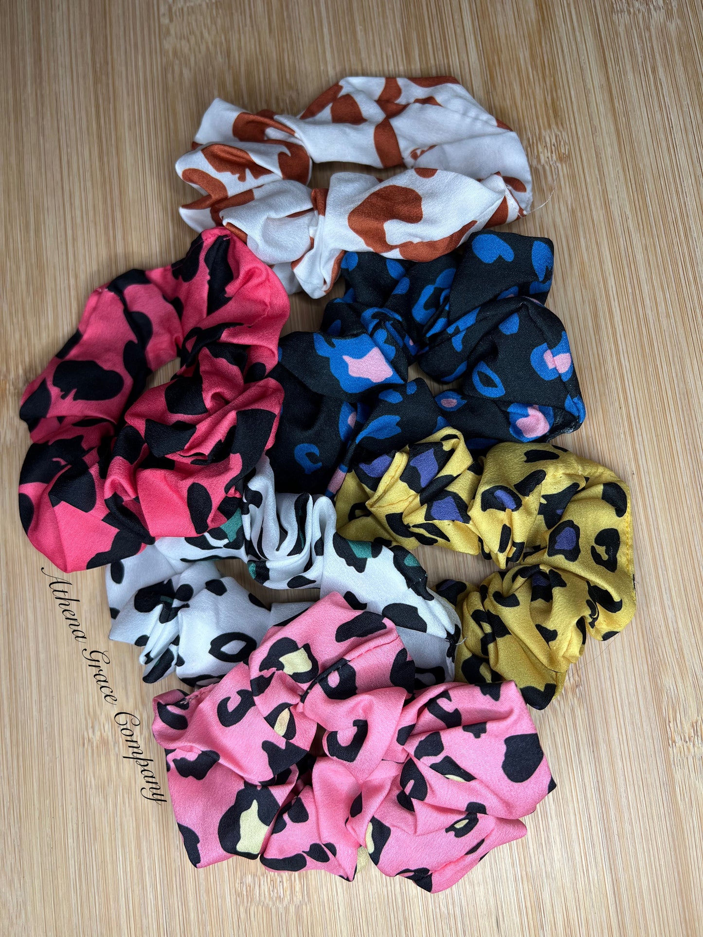 Animal Print Scrunchies