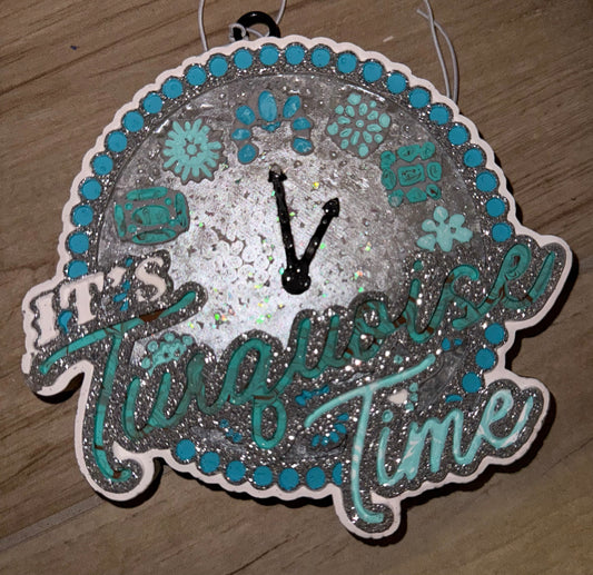 Turquoise Time Freshie