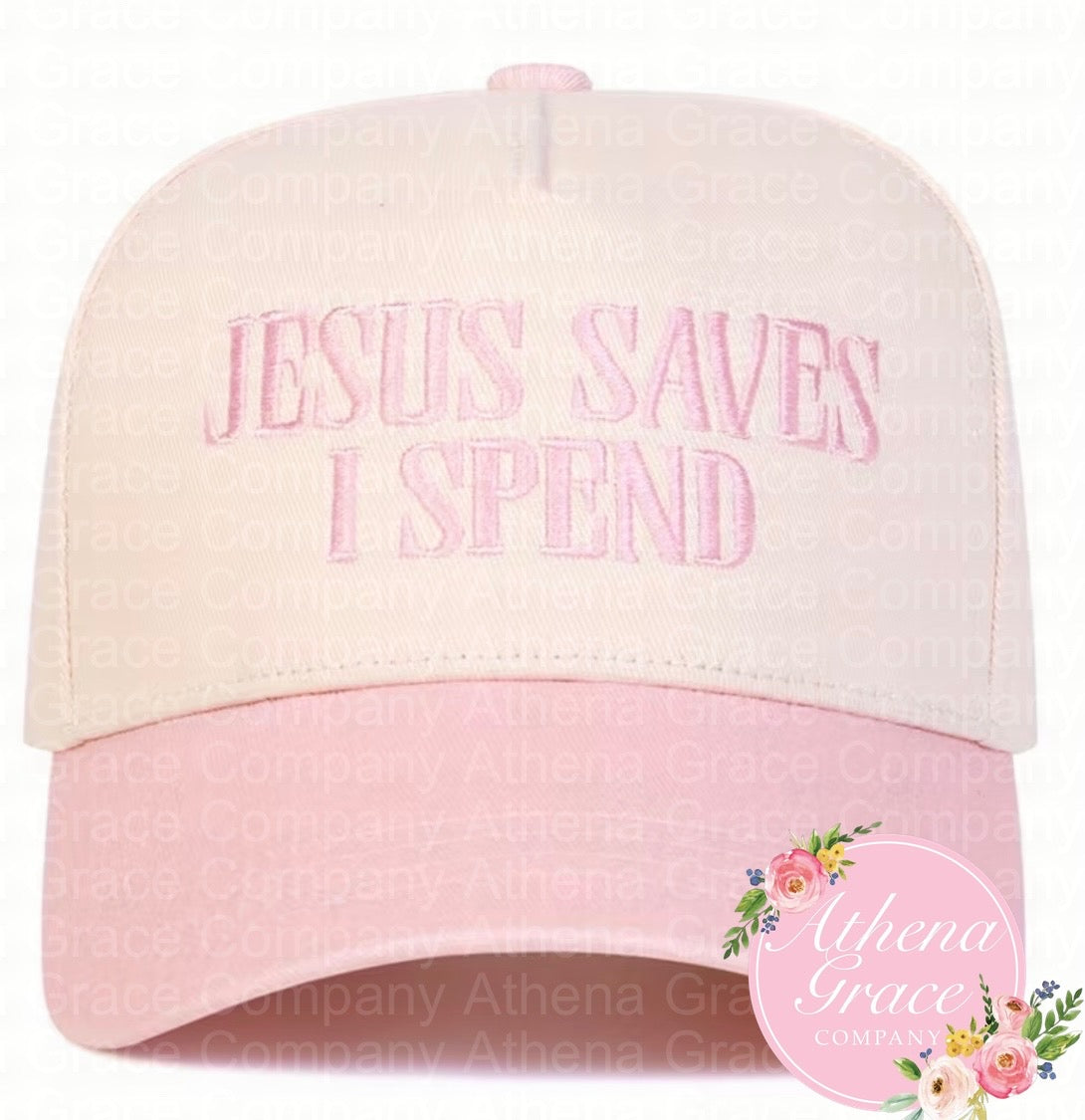 Jesus Saves I Spend Hat