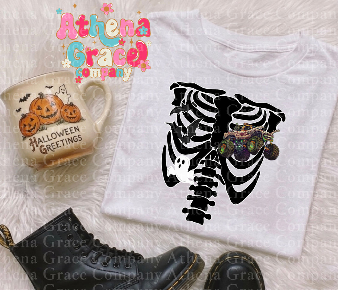 Monster Truck skelly Halloween