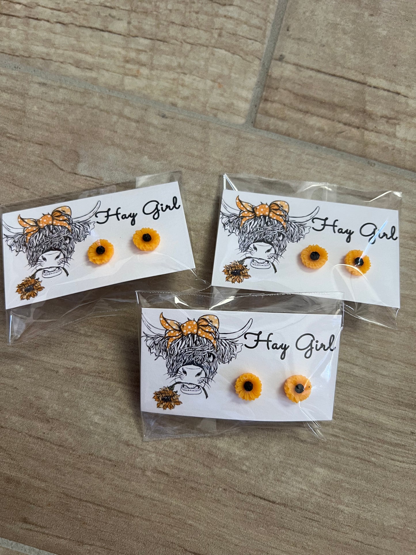 Mini Sunflower Studs