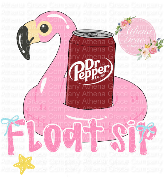 Dr.Pepper Float & Sip DTF