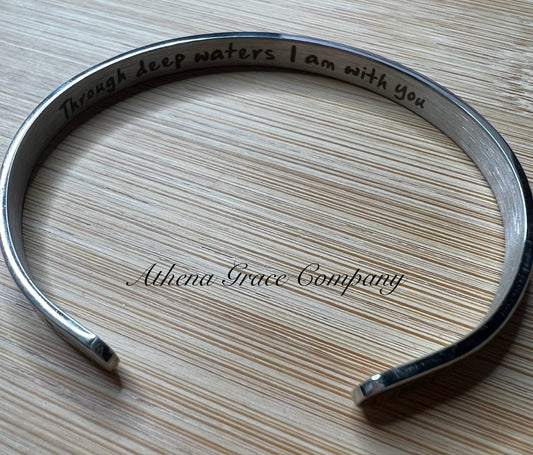 Inspirational Quote Cuff