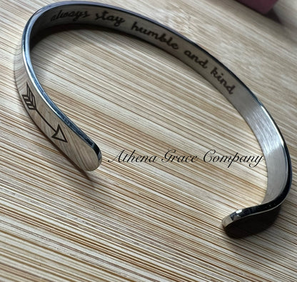 Inspirational Quote Cuff