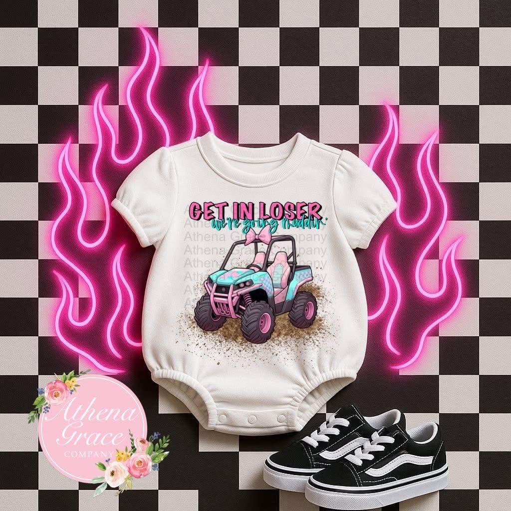 Get in Loser Bubble Romper