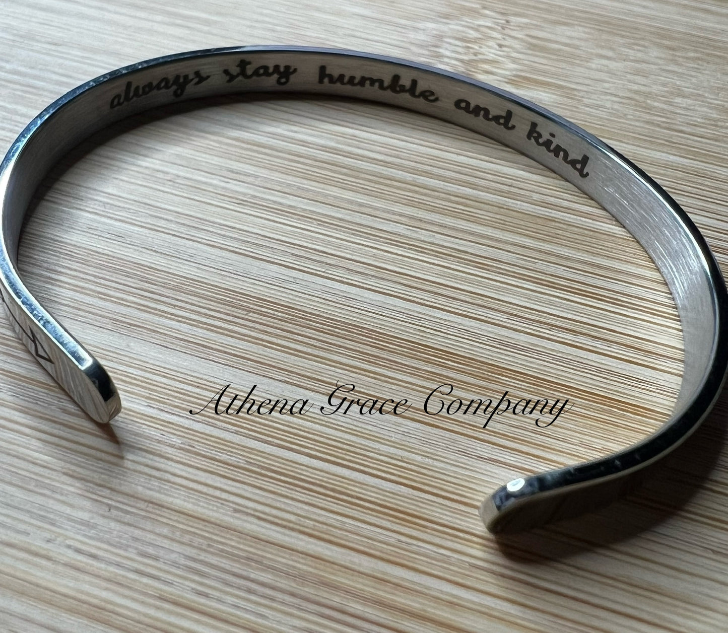 Inspirational Quote Cuff