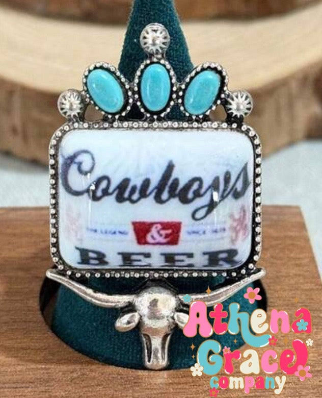 Cowboy & Beer Ring