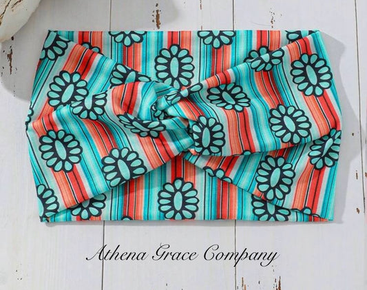 Turquoise Mama Headwrap