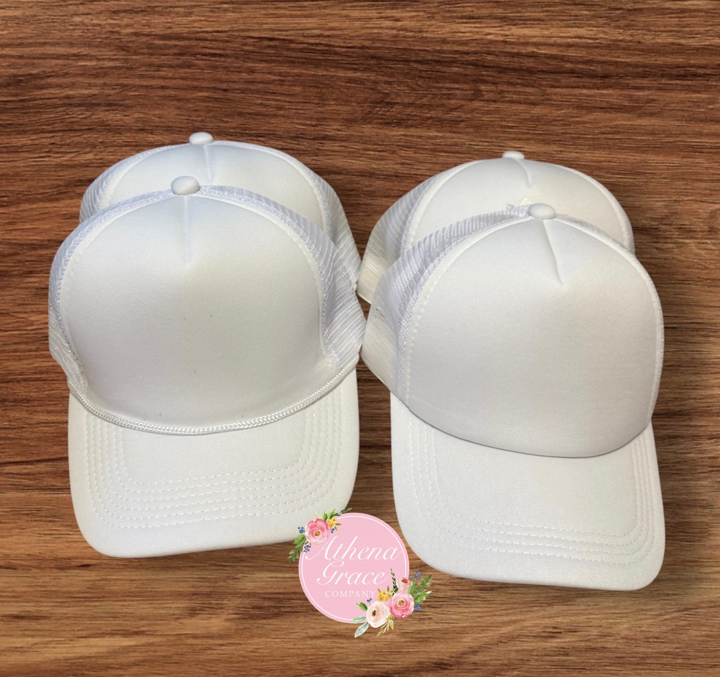 White Mesh Hat
