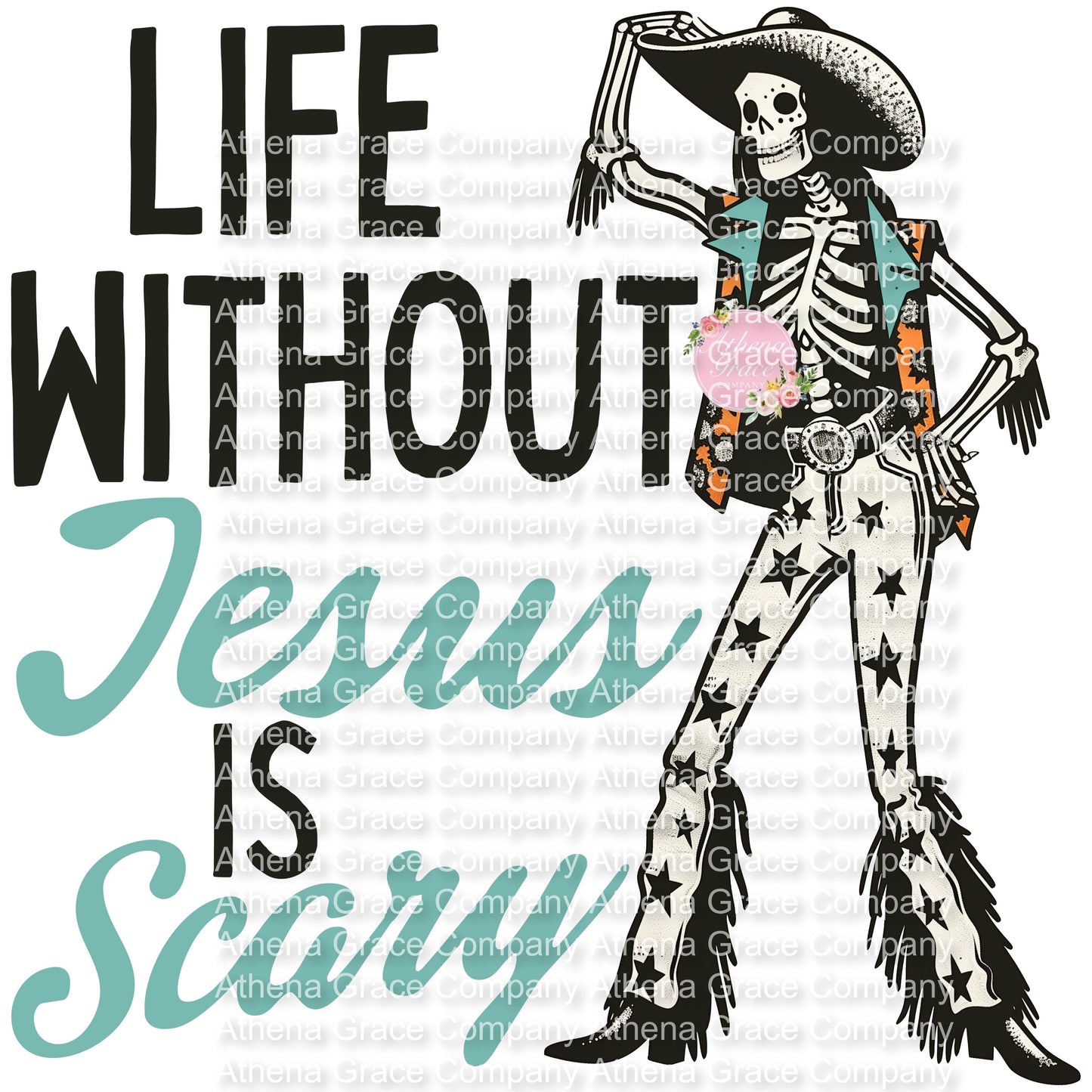 Life Without Jesus DTF