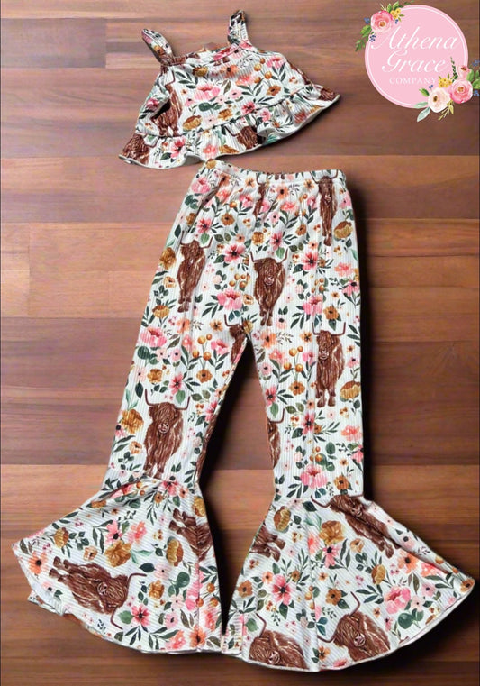 Highland Cow 2 Piece Set