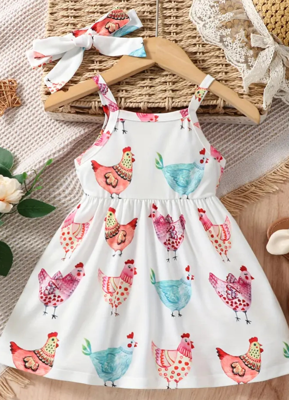 White Chicken Dress