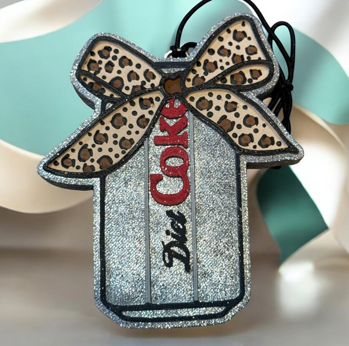 Diet Coke Cheetah Freshie