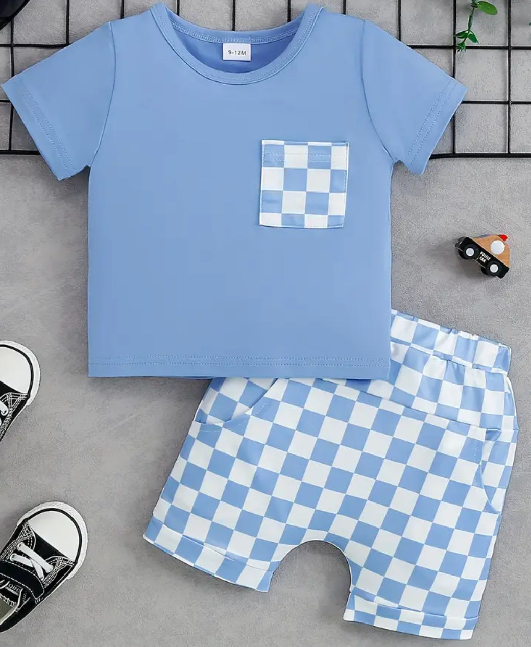 Baby Plaid Set