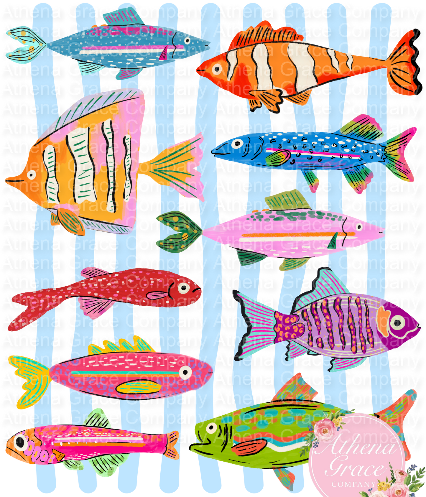 Lots of Fishy’s DTF