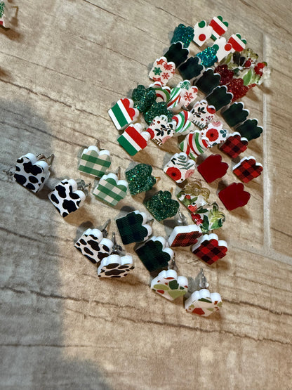 Christmas Acrylic Earrings