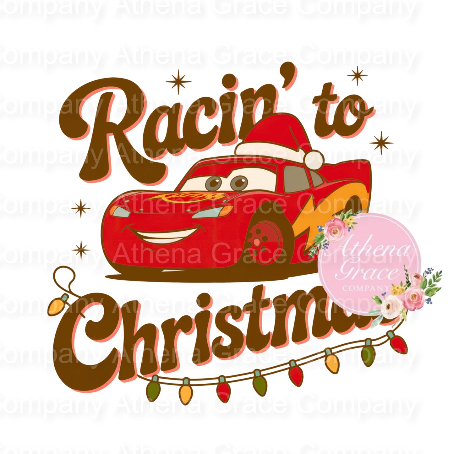 Racin to Christmas DTF