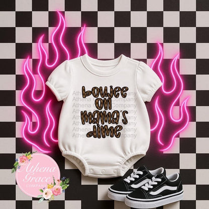 Boujee on Mama’s Dime Bubble Romper