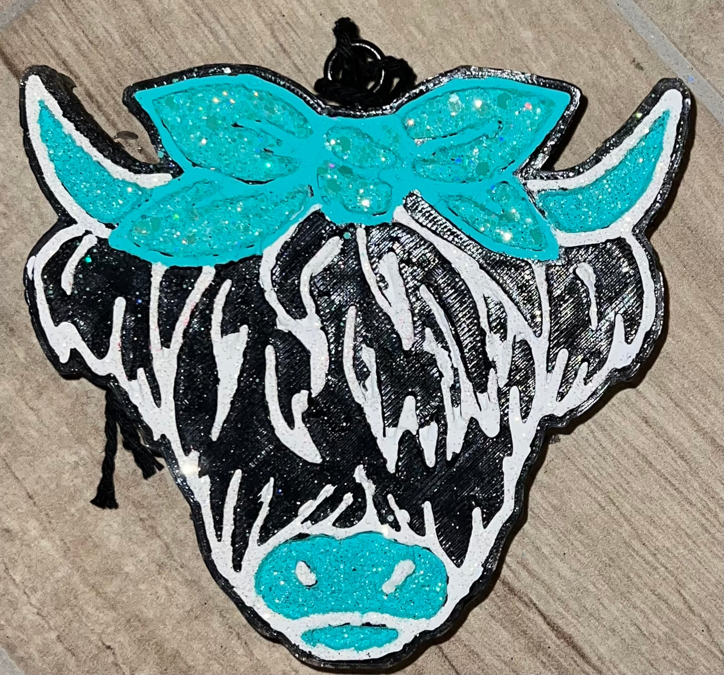 Turquoise Cow Freshie